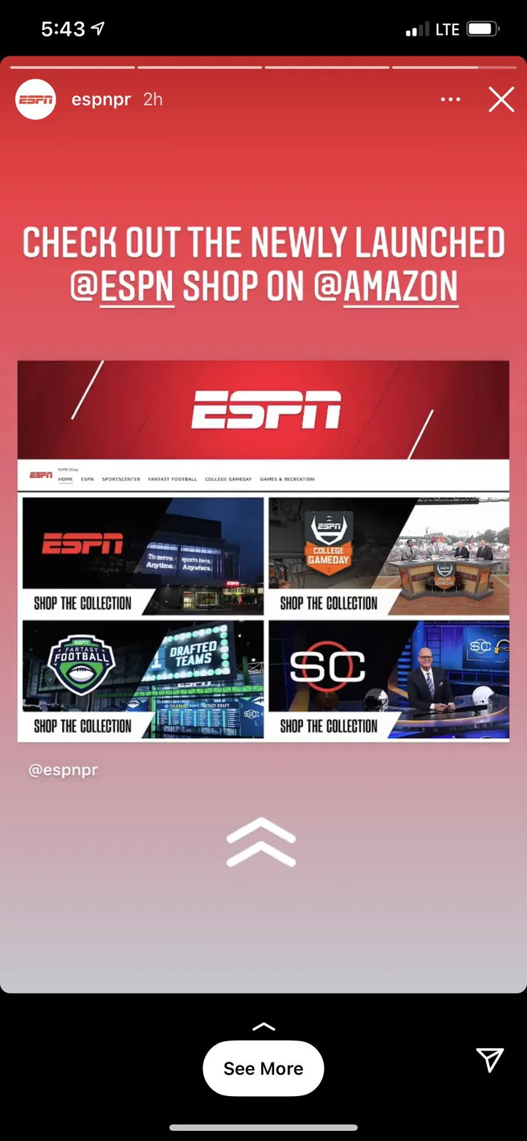 ESPN Amazon Shop
